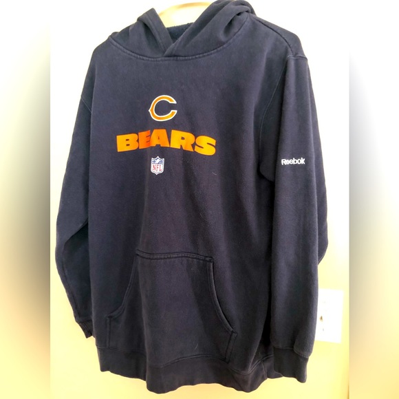 Reebok Other - REEBOK CHICAGO BEARS NFL Hooded Sweatshirt Size 44 Chest